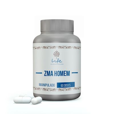 Zma Homem (zinco 30mg, Magnesio 450mg, Vit B6 12mg) - 60 Doses
