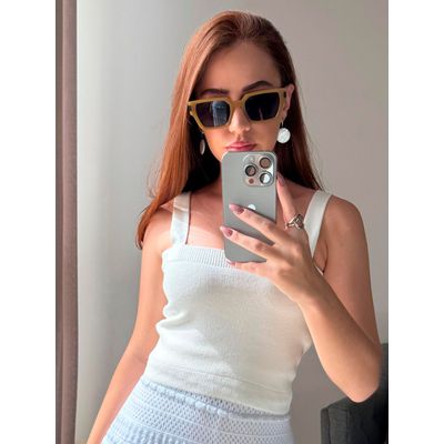 Cropped Letícia Off White