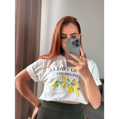 T-Shirt Estampada Lemon