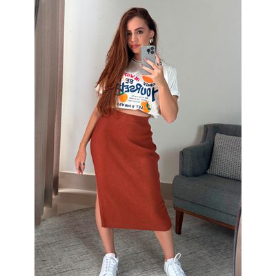 T-Shirt Estampada Orange