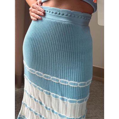 Saia Helô Azul Bebê