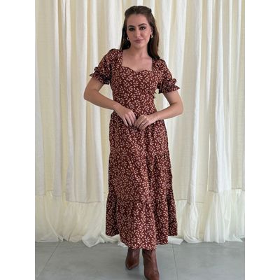 Vestido Sara Marrom