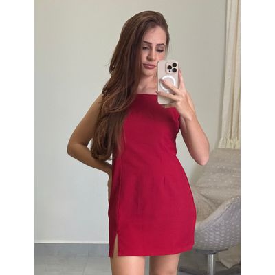 Vestido Alfaiataria Maísa Vermelho