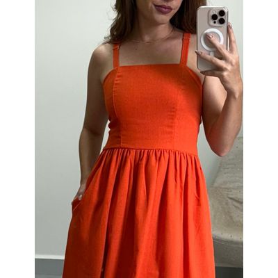 Vestido Munique Laranja