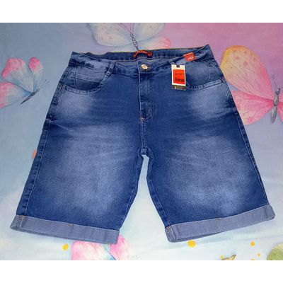 bermuda jeans clássica - LUJO MODAS