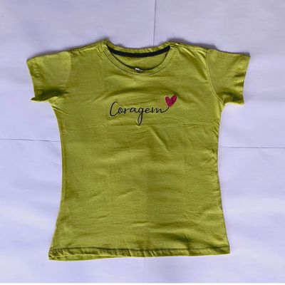 T- Shirt Bordada - Verde - LUJO MODAS