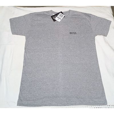 CAMISETA MASCULINA CINZA CLARO - LUJO MODAS