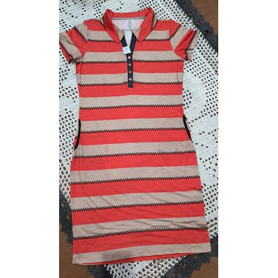 Vestido Amalia laranja - LUJO MODAS