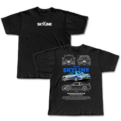 Camiseta GTR Skyline Bryan O'c... - Magic T-Shirts Store