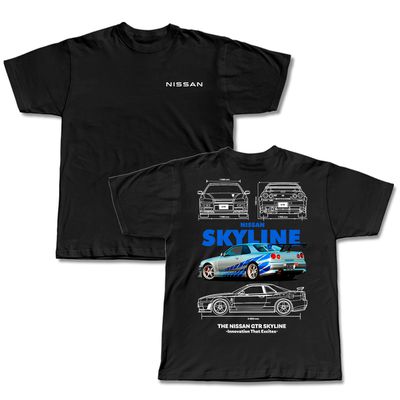 Camiseta Nissan Skyline Bryan ... - Magic T-Shirts Store
