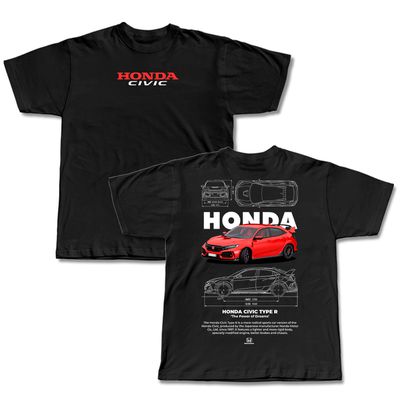 Camiseta Honda Civic Type R - ... - Magic T-Shirts Store