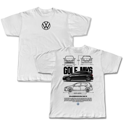 Camiseta Volkswagen Golf MK6 -... - Magic T-Shirts Store