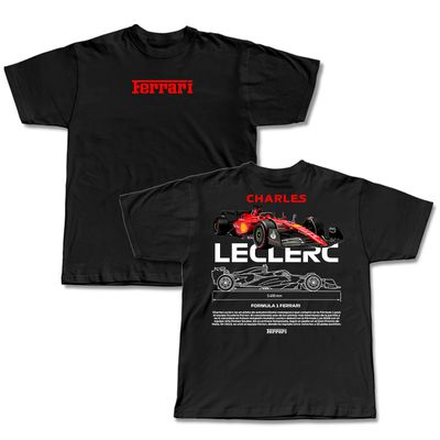 Camiseta Charles Leclerc Blue ... - Magic T-Shirts Store