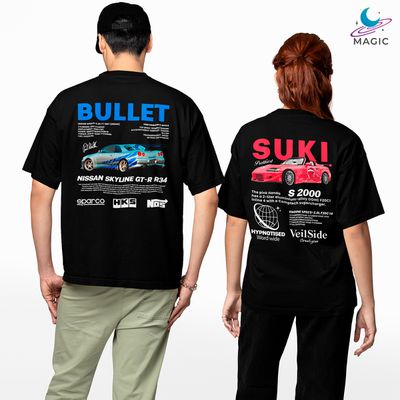 Kit casal Camisetas Bullet and... - Magic T-Shirts Store