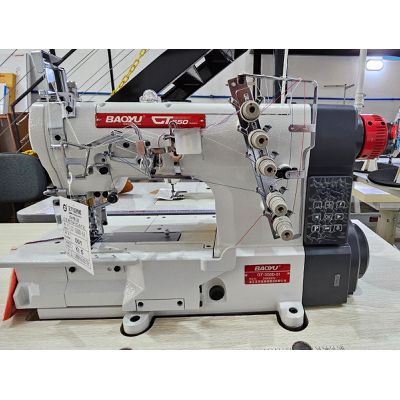 Galoneira Plana GT-550D Baoyu Direct Drive Nova Completa com Acessórios 