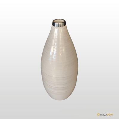 VASO BRANCO C/ALUMINIO - MECALIGHT