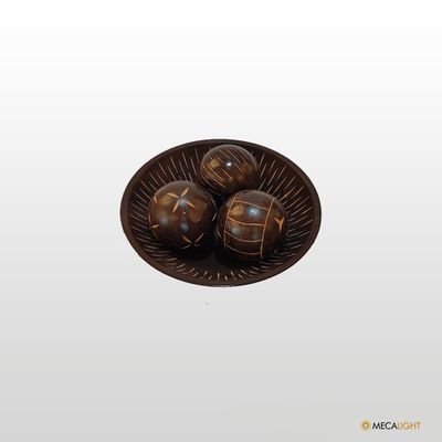 TIJELA COM 3 BOLAS DECORATIVAS - MECALIGHT