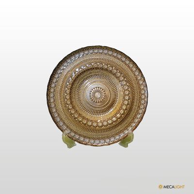 PRATO VIDRO DECORATIVO - MECALIGHT