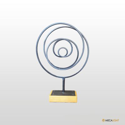 Escultura Decoração Metal - MECALIGHT