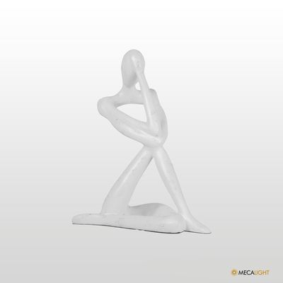 ESCULTURA MARMORE BRANCO - MECALIGHT