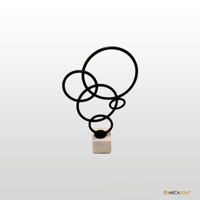 ESCULTURA ANEIS - MECALIGHT