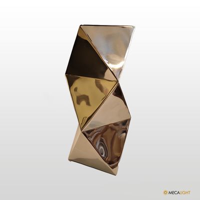 VASO ESCULTURA CROMADO - MECALIGHT