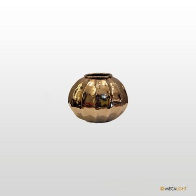 VASO PRATA OVAL - MECALIGHT