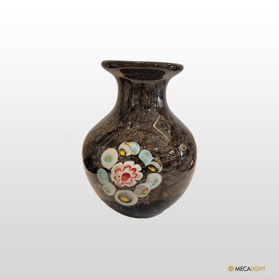 VASO VIDRO PRETO - MECALIGHT