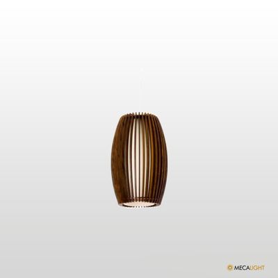 PENDENTE ACCORD STECCHE DI LEGNO - MECALIGHT