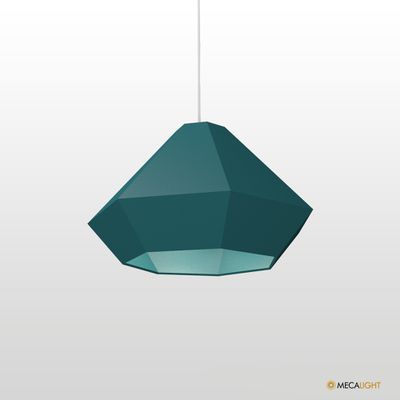 PENDENTE ACCORD DIAMANTE AZUL PETROLEO - MECALIGHT