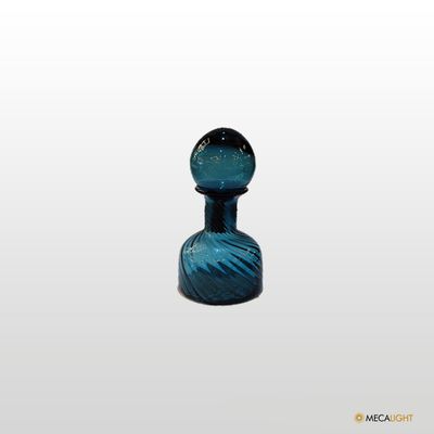 GARRAFA DE VIDRO AZUL - MECALIGHT