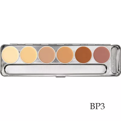 Camouflage Creme 6 Colors Palette - Kryolan | Cor:... - MELKA