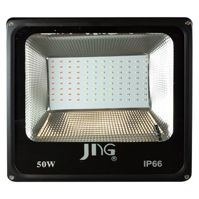 Refletor LED Slim SMD 50WxBivolt 6500K IP65 PT - JNG