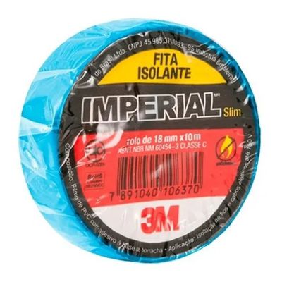 Fita Isolante 18mm x 10m Azul - 3M