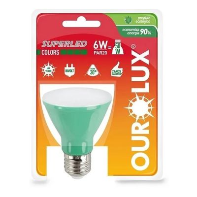 Lâmpada LED PAR38 16W BIV VERDE 05478 - OUROLUX