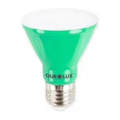 LÂMPADA LED PAR20 6W BIV VERDE 05474 - OUROLUX