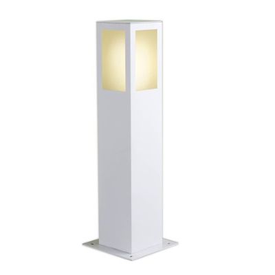 BALIZADOR BOLT QUADRADO 1 E-27 50CM PA150 BRANCO