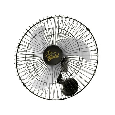 Ventilador Oscilante de Parede Gold 60 cm, Bivolt 200 W PT - VENTIDELTA