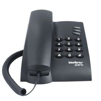 TELEFONE PLENO PRETO INTELBRAS 0051