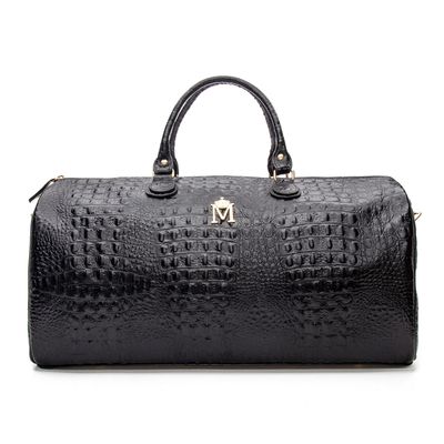 Kit de Mala de Viagem com Necessaire em Couro Croc... - MONALOVERS