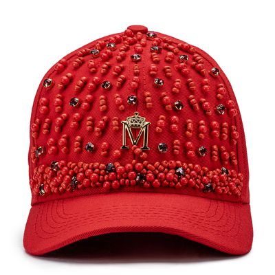 Boné Vermelho com Bordado Vermelho - MONALOVERS