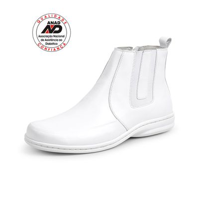 BOTA DIABETIC'S LINE ZEN BRANCA - 38601 - www.opananken.com.br