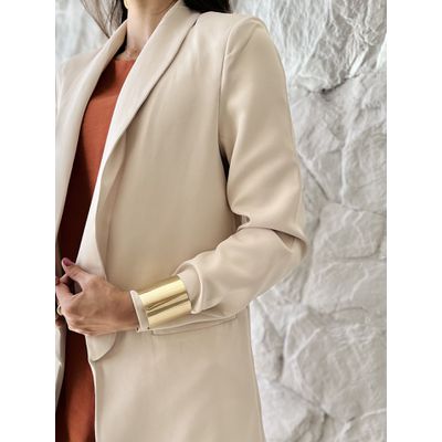 Maxi Blazer Creme