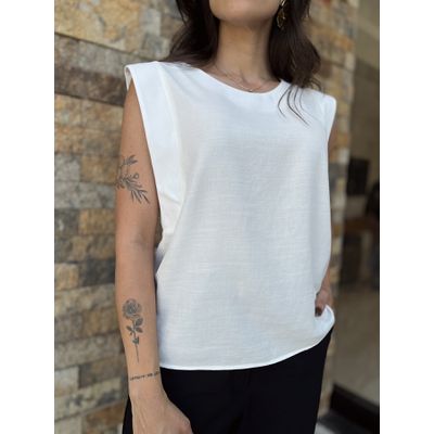 Blusa Muscle Off White