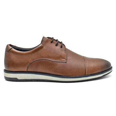 Sapato Social Fork Oxford Whisky - Ponto A Shoes