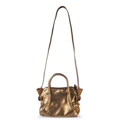 Bolsa Schutz Tote Tiana Cour Snack - Dourada - Ponto A Shoes