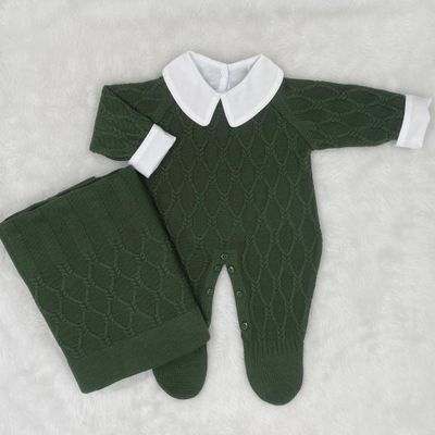 Saída De Maternidade Luan Verde Militar - Primeira Moda 
