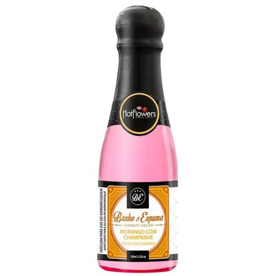 Sabonete Líquido Banho & Espuma 150ml Morango C/Ch... - Q Charme