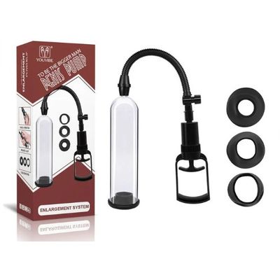 BOMBA PENIANA 3 ANEIS PENIS PUMP YOUVIBE VIPMIX