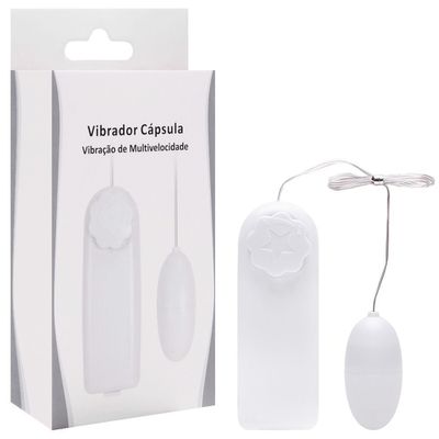 VIBRADOR BULLET CÁPSULA CIA IMPORT Cor:BRANCO- 117... - Q Charme